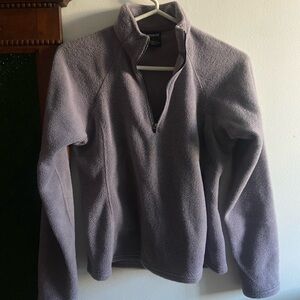 Patagonia super soft Mauve Lavender Quarter-Zip Capilene lightweight fleece